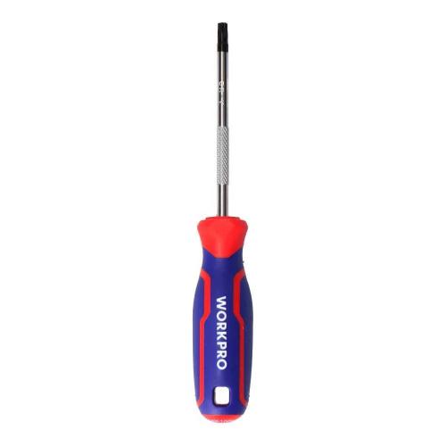 Chave Torx Cr-V com Cabo Tricolor T25x100mm Workpr