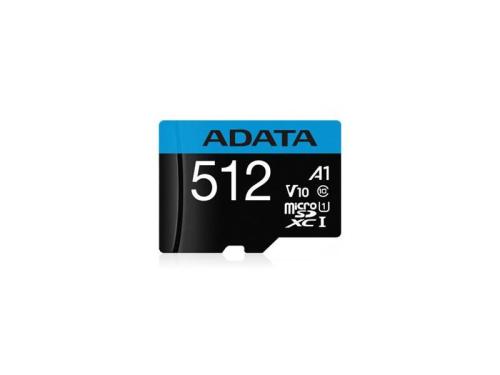 Adata Card Microsdhc 512gb Uhs-I Cl10 100/20 Mb/S W/1 Adap.
