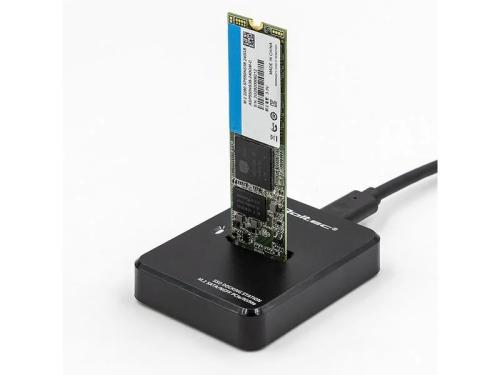Qoltec 52274 M.2 SSD Drive Docking Station | Nvme | Sata | Usb-C | Dual 2 X 2tb