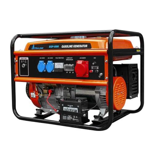 Extralink Power Generator Egp-5500 Petrol 5 5kw 3f