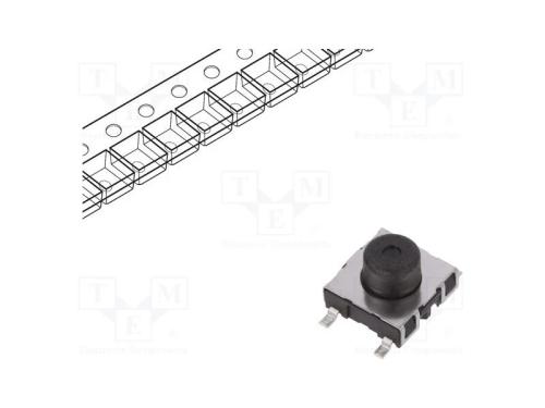 Microinterruptor TACT, SPST-NO, Pos: 2, 0,5A/42VD.