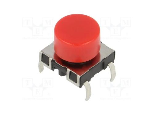 Microinterruptor TACT, SPST-NO, Pos: 2, 0,05A/42V.