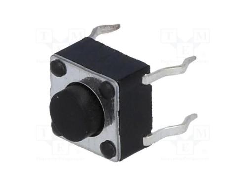 Microinterruptor TACT, SPST-NO, Pos: 2, 0,05A/12V.