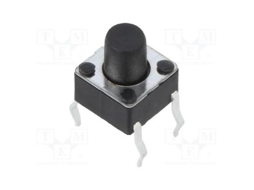 Microinterruptor TACT, SPST-NO, Pos: 2, 0,05A/12V.