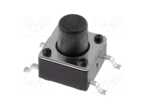 Microinterruptor TACT, SPST-NO, Pos: 2, 0,05A/12V.