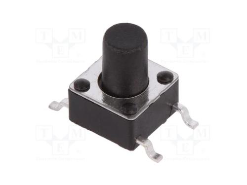 Microinterruptor TACT, SPST-NO, Pos: 2, 0,05A/12V.