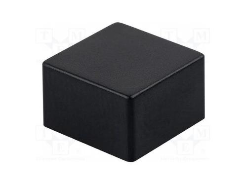 Tecla, apertado, 5,5mm, -25÷70C, quadrada, preta,.