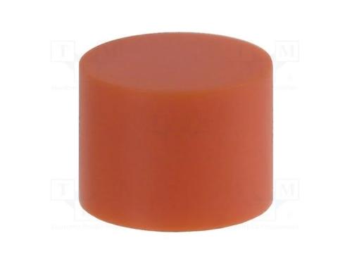Tecla, apertado, 7mm, -25÷70C, redonda, laranja, .