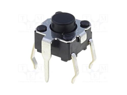 Microinterruptor TACT, SPST-NO, Pos: 2, 0,05A/24V.