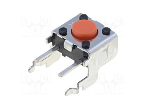 Microinterruptor Tact, Spst-No, Pos: 2, 0,05a/24vdc, Tht, 2,55n