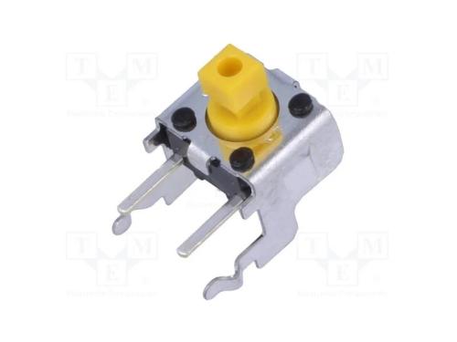 Microinterruptor TACT, SPST-NO, Pos: 2, 0,05A/24V.