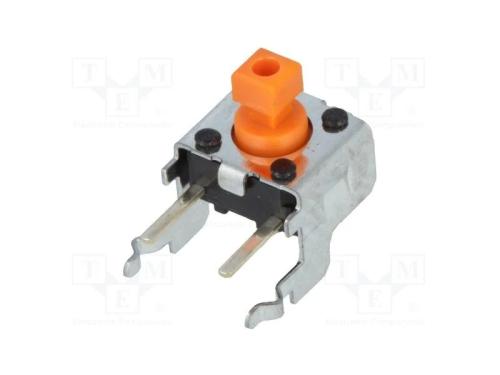 Microinterruptor TACT, SPST-NO, Pos: 2, 0,05A/24V.
