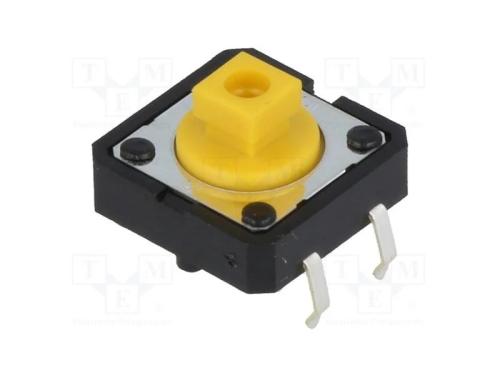 Microinterruptor TACT, SPST-NO, Pos: 2, 0,05A/24V.