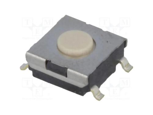 Microinterruptor TACT, SPST-NO, Pos: 2, 0,05A/24V.