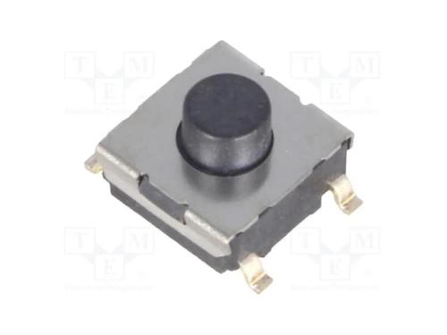 Microinterruptor TACT, SPST-NO, Pos: 2, 0,05A/24V.