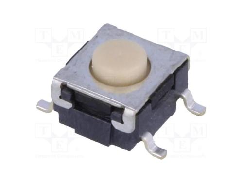 Microinterruptor TACT, SPST-NO, Pos: 2, 0,05A/24V.