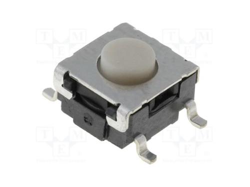 Microinterruptor TACT, SPST-NO, Pos: 2, 0,05A/24V.