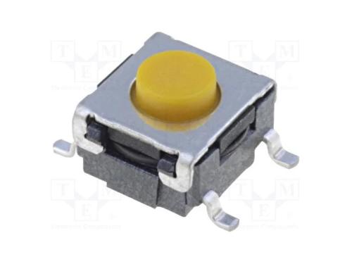 Microinterruptor TACT, SPST-NO, Pos: 2, 0,05A/24V.