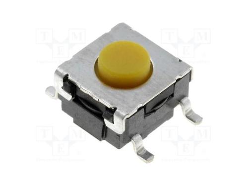 Microinterruptor TACT, SPST-NO, Pos: 2, 0,05A/24V.