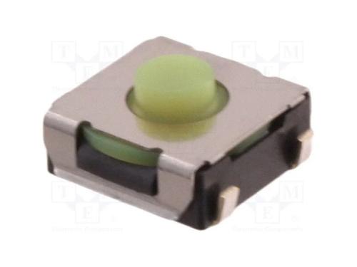 Microinterruptor TACT, SPST-NO, Pos: 2, 0,05A/12V.
