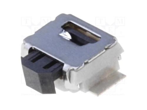 Microinterruptor TACT, SPST-NO, Pos: 2, 0,05A/12V.