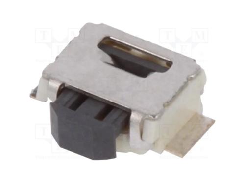 Microinterruptor TACT, SPST-NO, Pos: 2, 0,05A/12V.