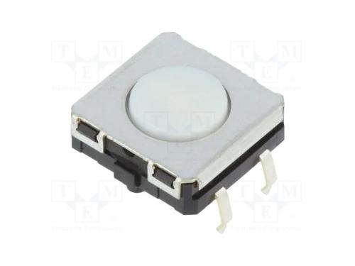 Microinterruptor TACT, SPST-NO, Pos: 2, 0,05A/24V.