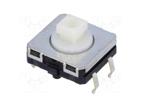 Microinterruptor TACT, SPST-NO, Pos: 2, 0,05A/24V.