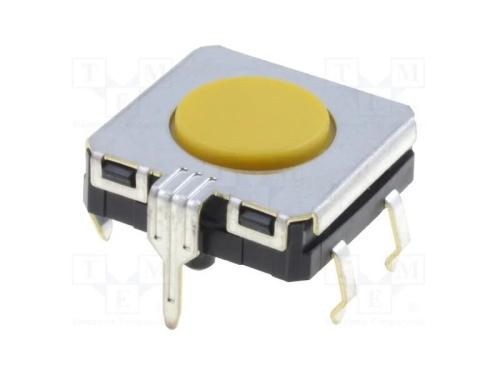 Microinterruptor TACT, SPST-NO, Pos: 2, 0,05A/24V.
