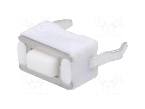 Microinterruptor Tact, Spst-No, Pos: 2, 0,05a/12vdc, Tht, 1,6n