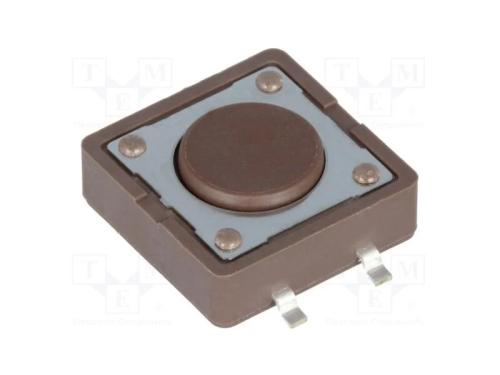 Microinterruptor TACT, SPST-NO, Pos: 2, 0,05A/12V.