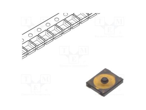 Microinterruptor TACT, SPST, Pos: 2, 0,02A/15VDC,.