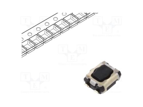 Microinterruptor Tact, Spst, Pos: 2, Smt, Não Disp, 1,6n, 1,7mm