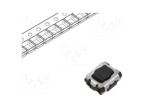 Microinterruptor Tact, Spst, Pos: 2, Smt, Não Disp, 1,6n, 1,7mm