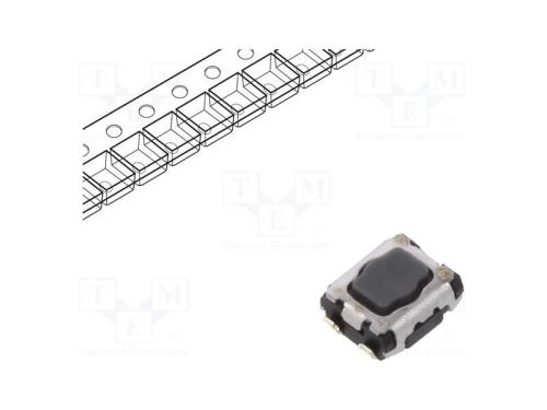 Microinterruptor Tact, Spst, Pos: 2, Smt, Não Disp, 5n, 1,7mm, Evpaa