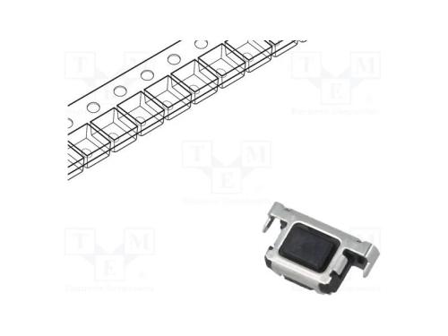 Microinterruptor TACT, SPST, Pos: 2, 0,015A/15VDC.
