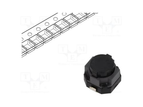 Microinterruptor TACT, SPST, Pos: 2, 0,05A/12VDC,.