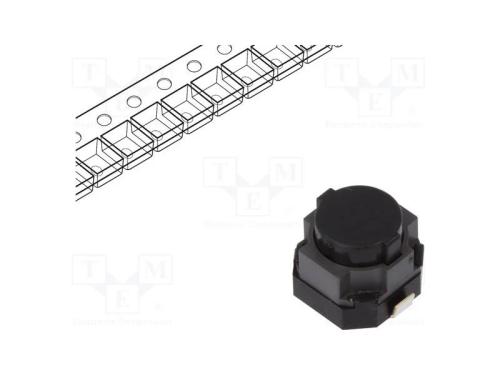 Microinterruptor TACT, SPST, Pos: 2, 0,05A/12VDC,.