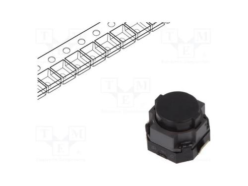 Microinterruptor TACT, SPST, Pos: 2, 0,05A/12VDC,.