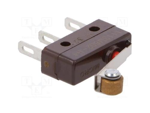 Microinterruptor Snap Action, 5a/250vac, Spdt, On-(On), Pos: 2