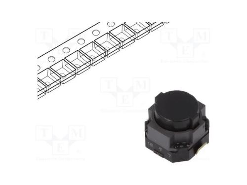 Microinterruptor TACT, SPST, Pos: 2, 0,05A/12VDC,.