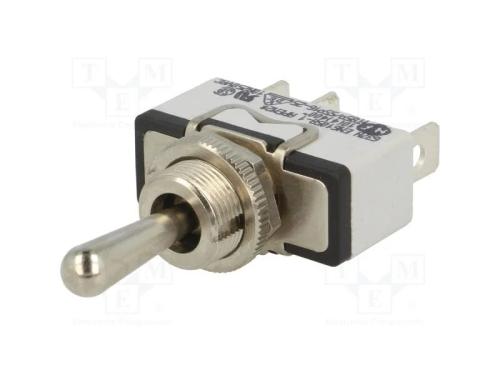 Interruptor: de alavanca, Pos: 3, SP3T, (ON)-OFF-.