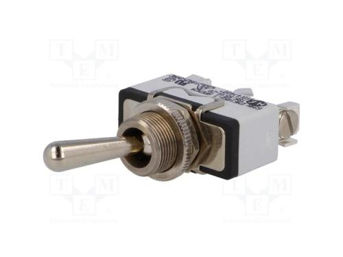 Interruptor: de alavanca, Pos: 3, SP3T, ON-OFF-ON.