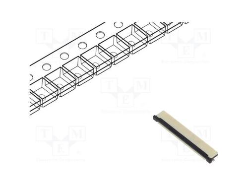Conector: FFC/FPC, horizontais, PIN: 50, contacto.