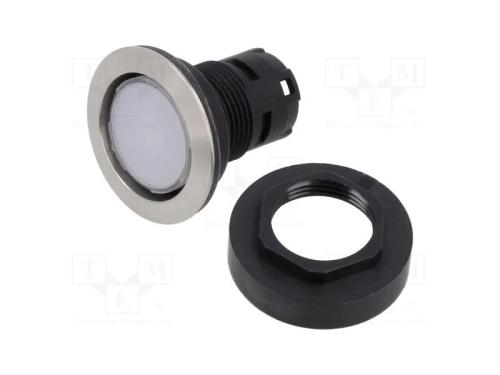 Interruptor: de pressão, 22mm, prateado, depende .