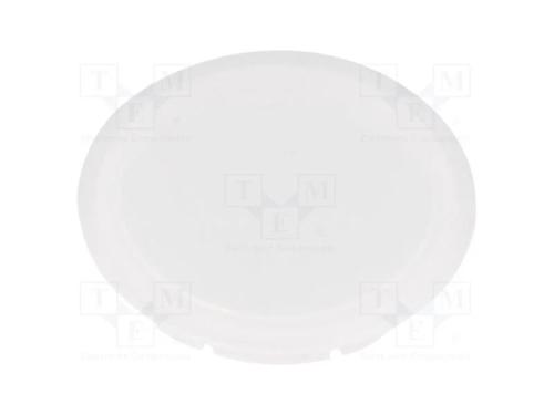 Lente para Pressão, Rontron-R-Juwel, Opala Branca Transparente