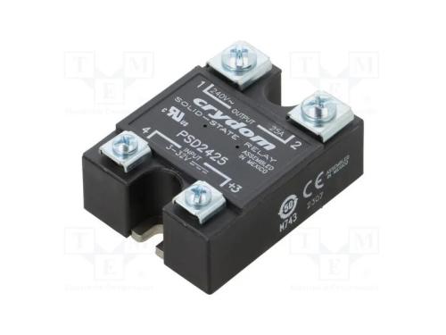 Relé: Semicondutores, Ucoma: 3÷32vdc, 25a, 90÷280vac, -40÷80c
