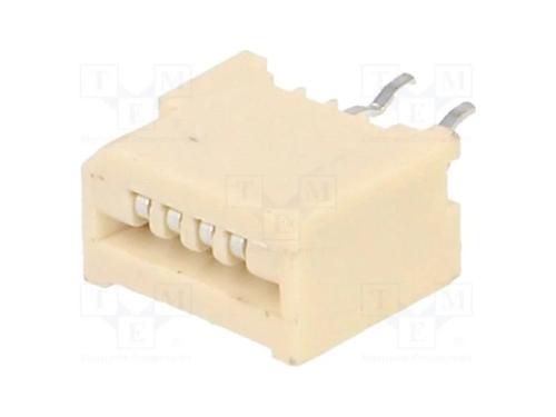 Conector: FFC/FPC, simples, PIN: 4, Non-ZIF, THT,.