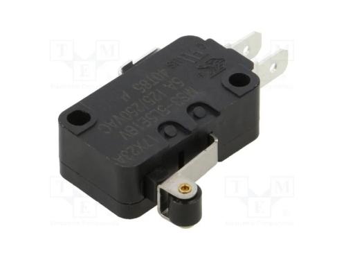 Microinterruptor Snap Action, 5a/250vac, Spdt, On-(On), Pos: 2