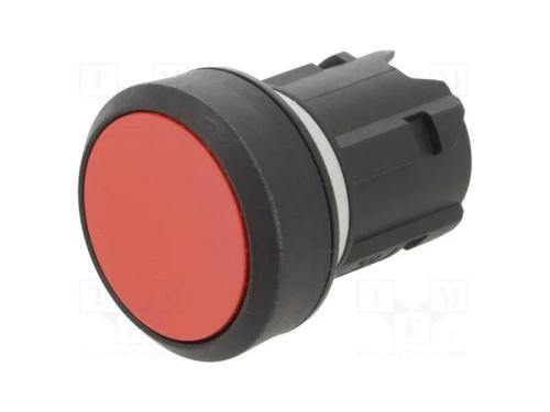 Interruptor: de pressão, 22mm, Pos.estáv: 1, verm.